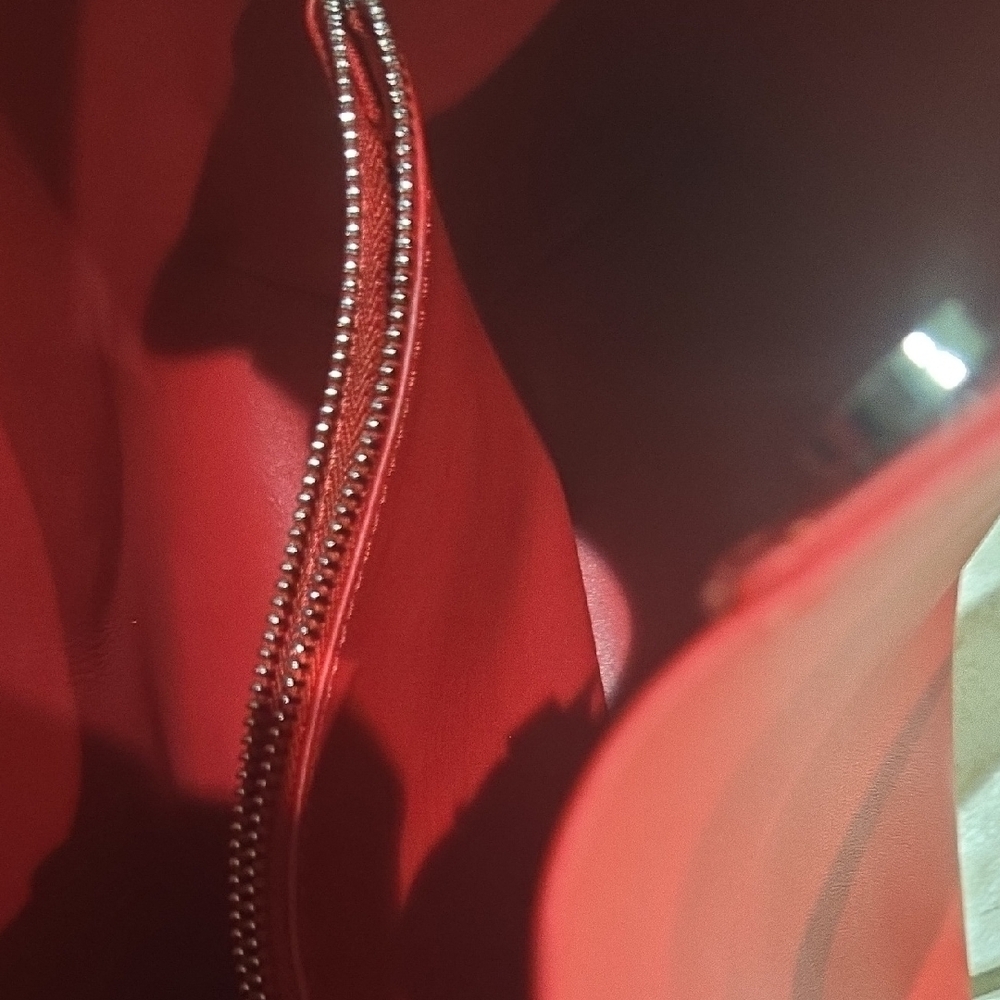 Anthropologie Vibrant Red Shoulder Bag - Picture 4 of 5